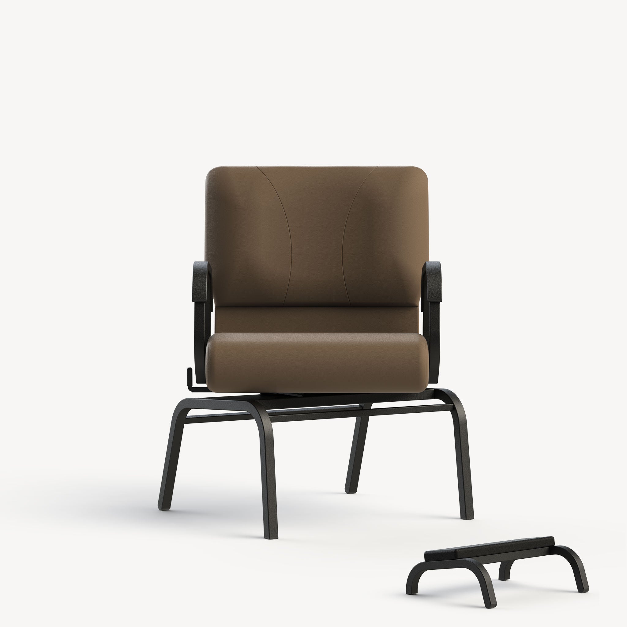 20 inch swivel chair for Parkinson’s with taller seat for easier standing and transfers