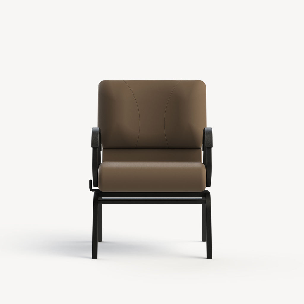 an swivel chair for Parkinson’s with locking seat for safe transfers